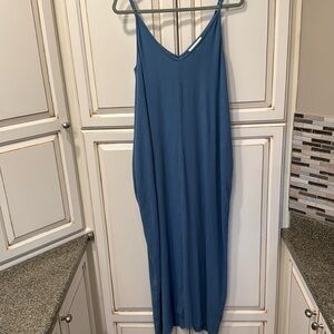 Lovestitch Blue Weekend Mila Maxi Dress- SZ M/L